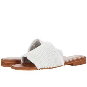 KAANAS Crete Frayed Upper Slip-On White 5 M